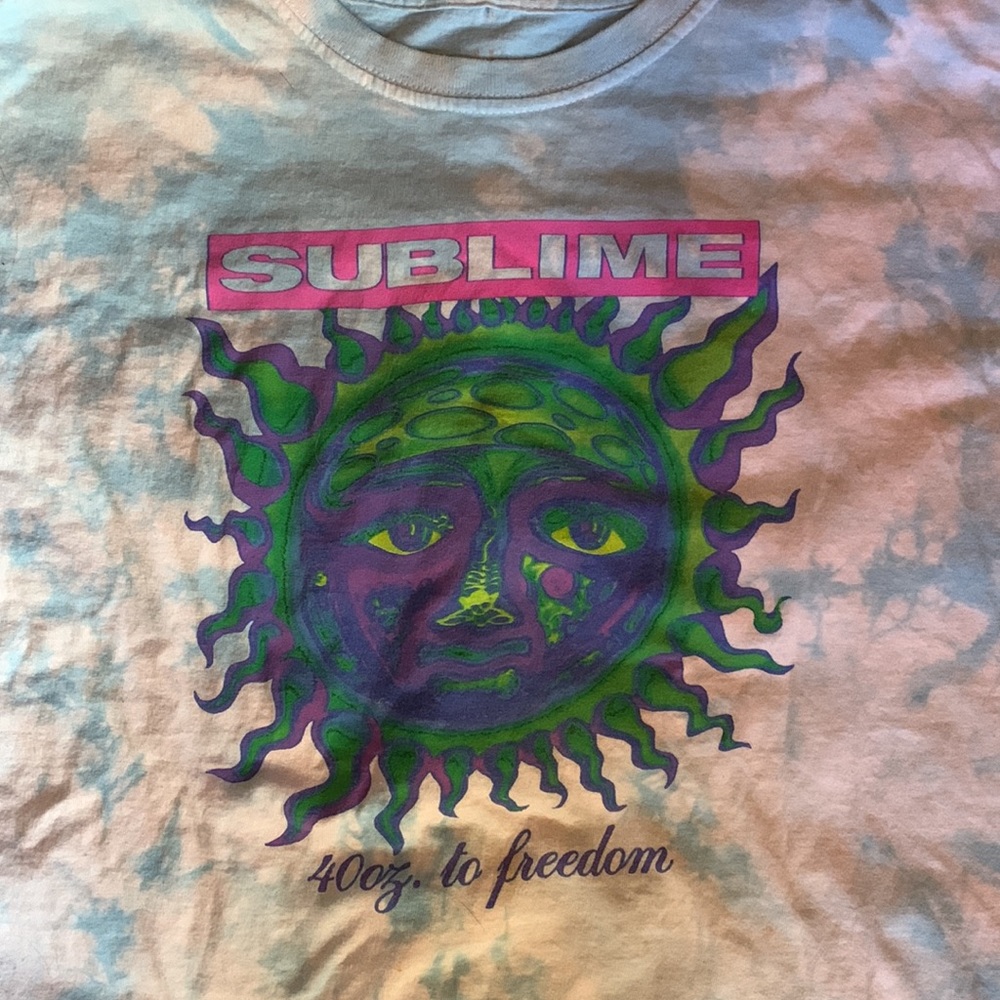 Unique Sky-Blue Sublime T-Shirt